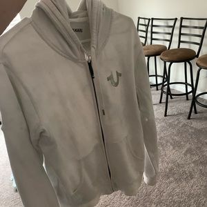 metallic double puff mens hoodie